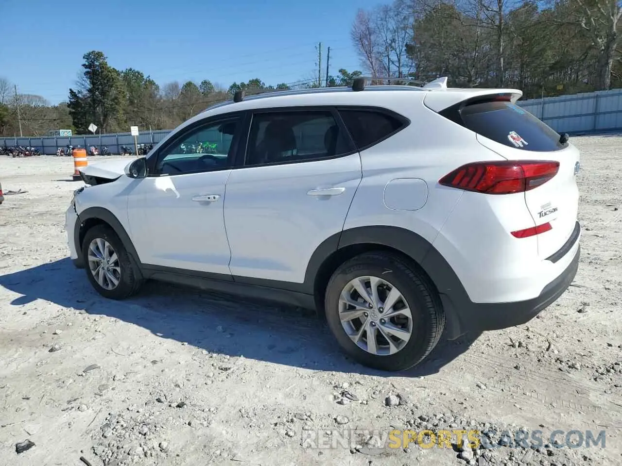 2 Photograph of a damaged car KM8J33A42LU142177 HYUNDAI TUCSON 2020