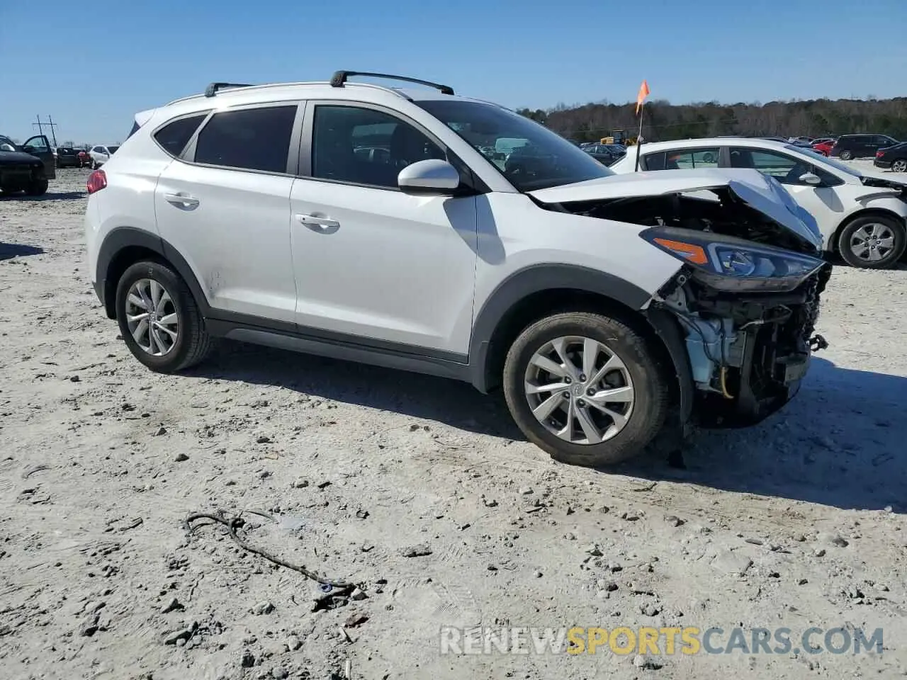 4 Photograph of a damaged car KM8J33A42LU142177 HYUNDAI TUCSON 2020