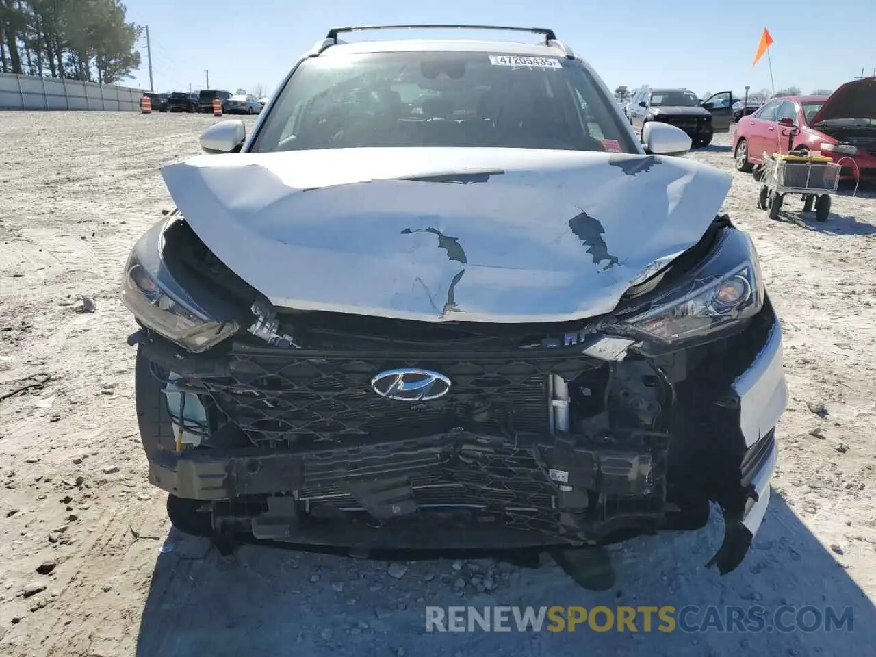5 Photograph of a damaged car KM8J33A42LU142177 HYUNDAI TUCSON 2020