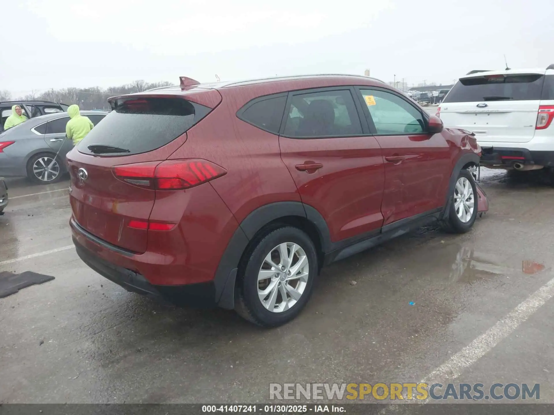4 Photograph of a damaged car KM8J33A42LU200367 HYUNDAI TUCSON 2020