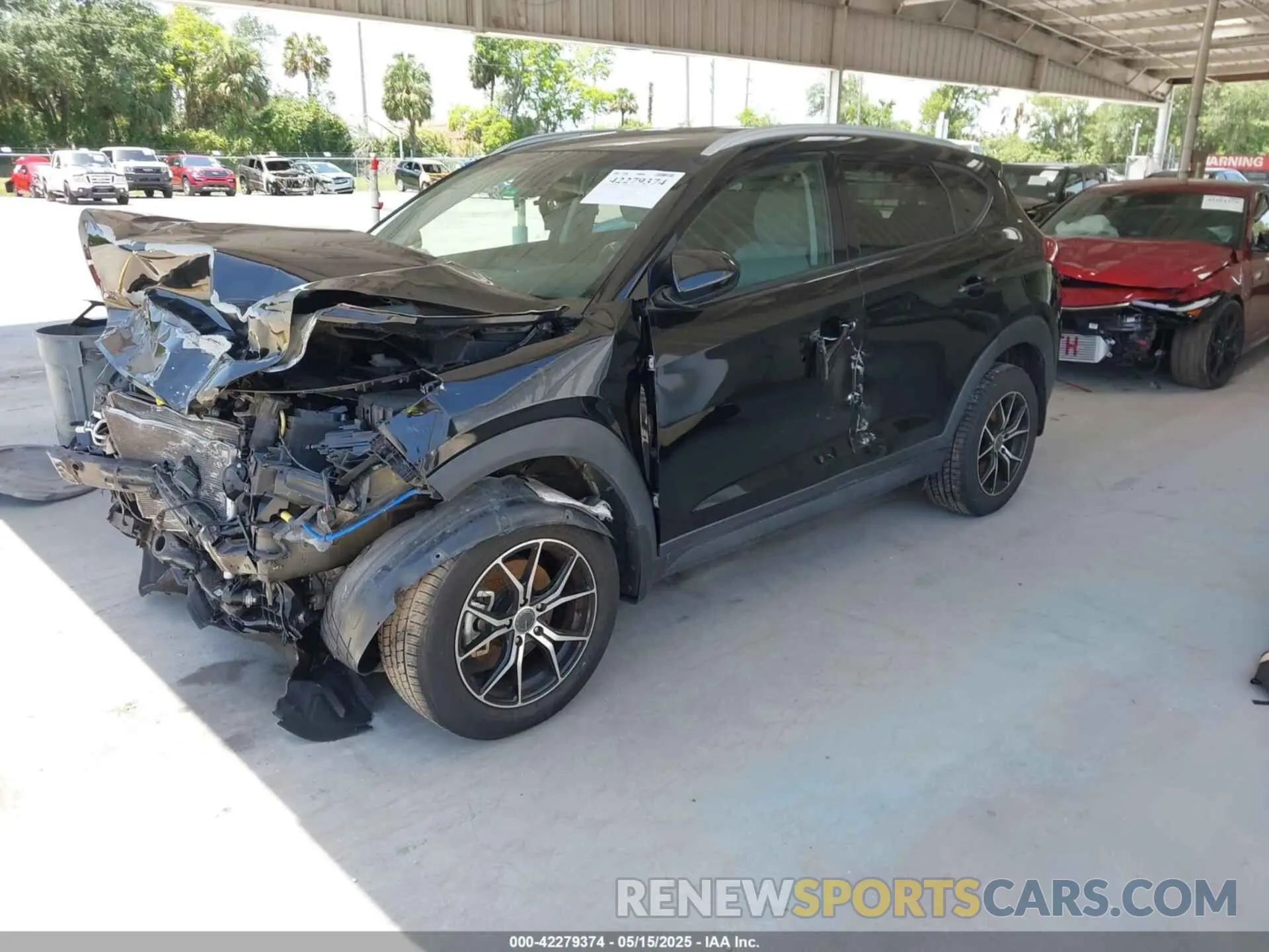 2 Photograph of a damaged car KM8J33A42LU240867 HYUNDAI TUCSON 2020