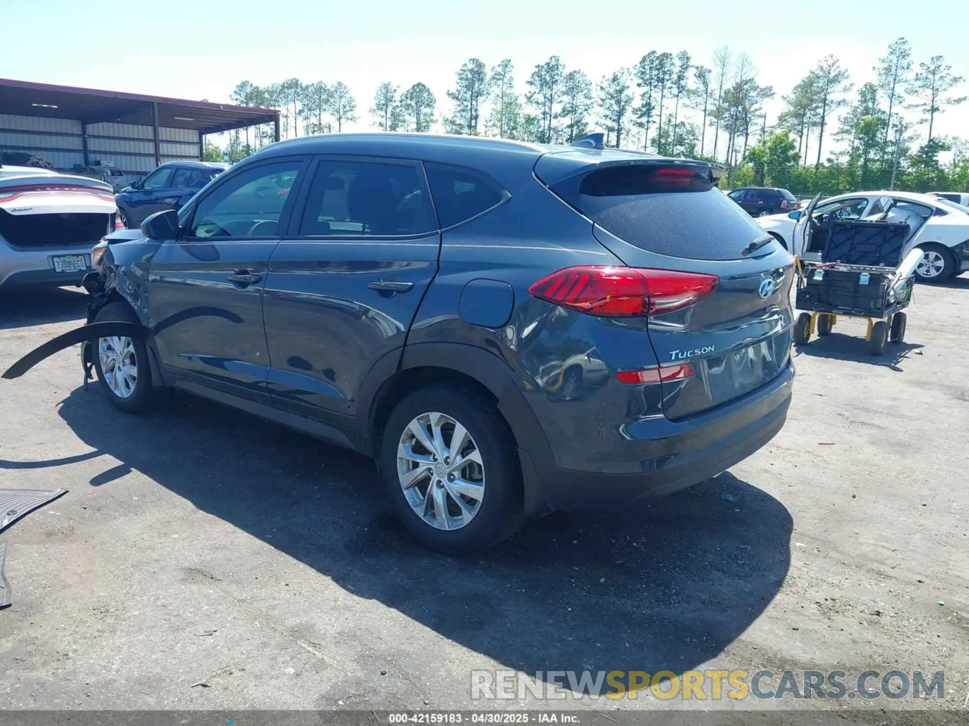 3 Photograph of a damaged car KM8J33A44LU192708 HYUNDAI TUCSON 2020