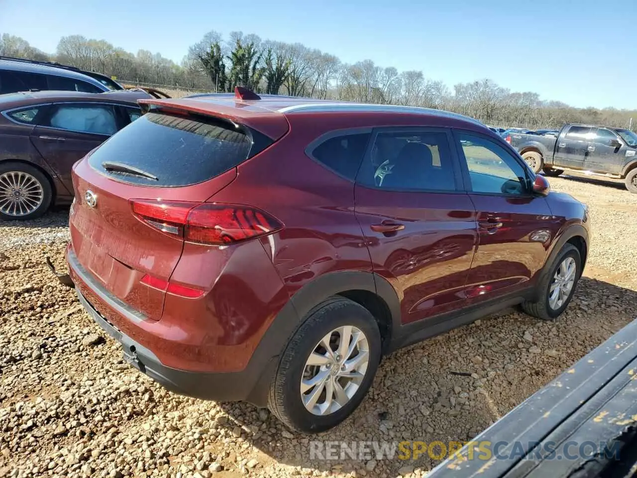 3 Photograph of a damaged car KM8J33A44LU251871 HYUNDAI TUCSON 2020