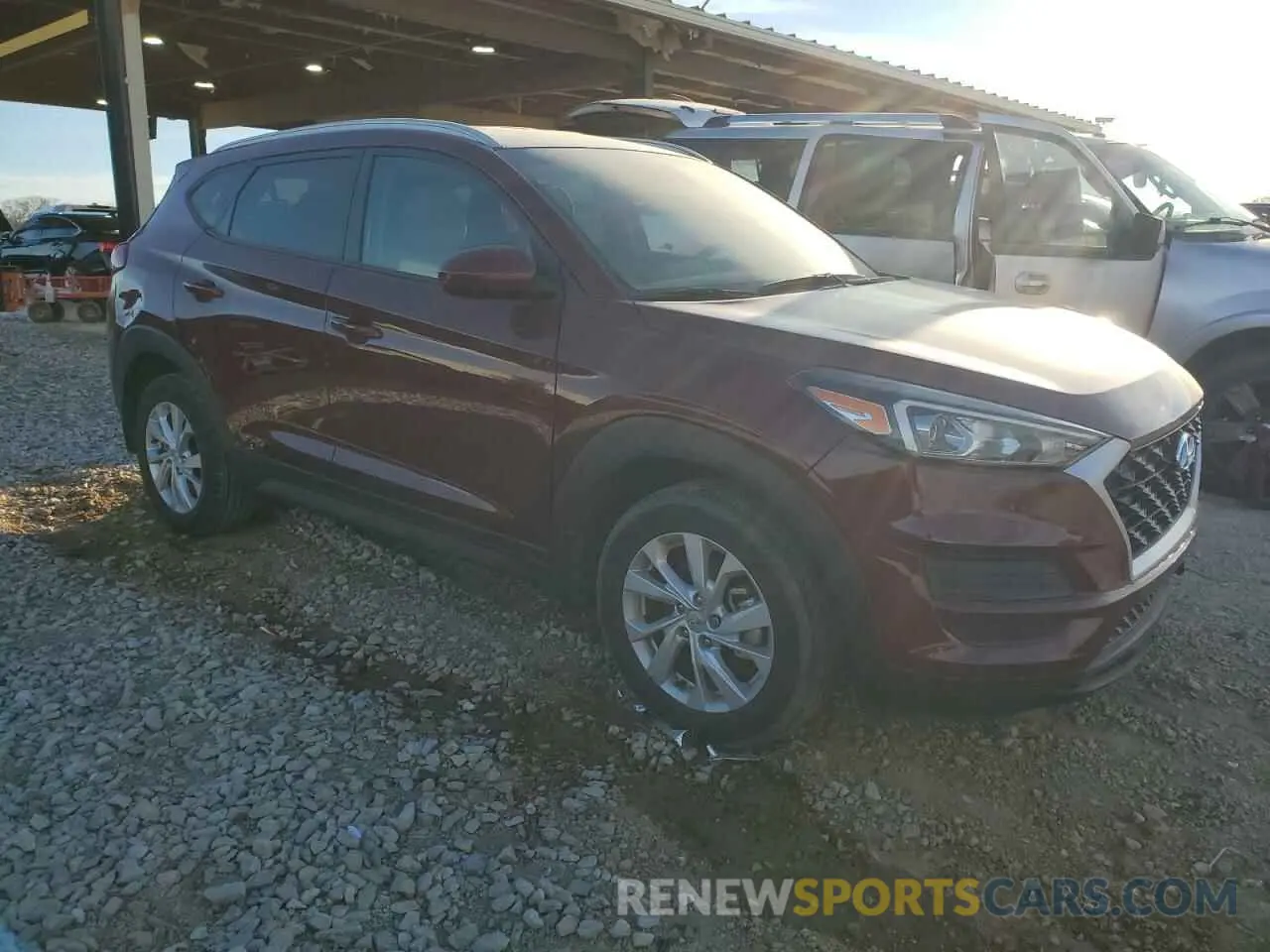 4 Photograph of a damaged car KM8J33A44LU251871 HYUNDAI TUCSON 2020