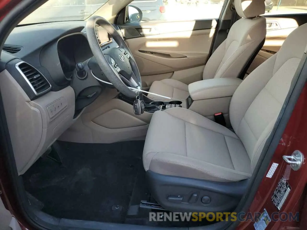 7 Photograph of a damaged car KM8J33A44LU251871 HYUNDAI TUCSON 2020