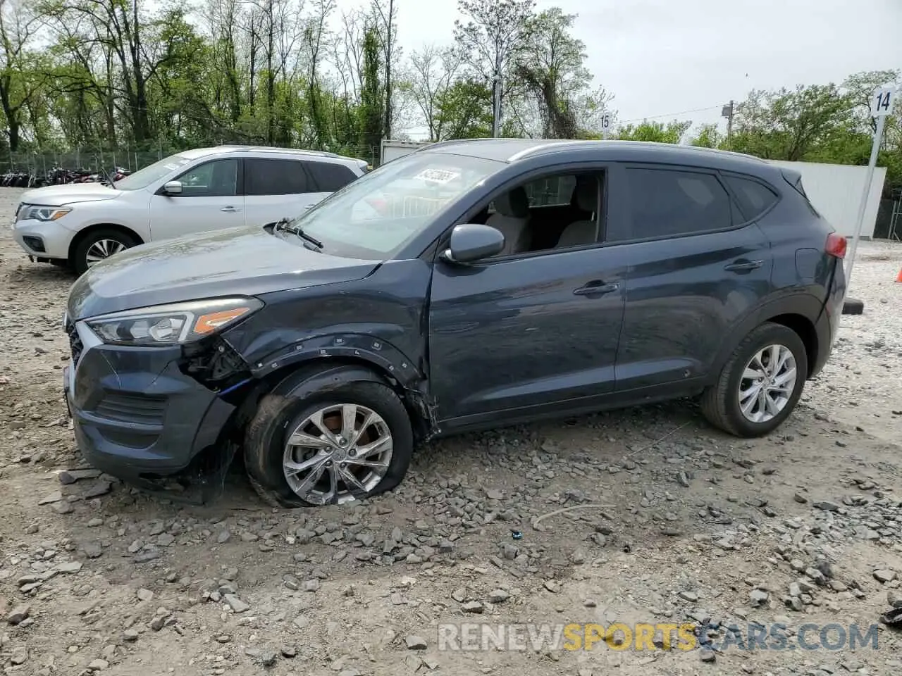 1 Photograph of a damaged car KM8J33A45LU089507 HYUNDAI TUCSON 2020