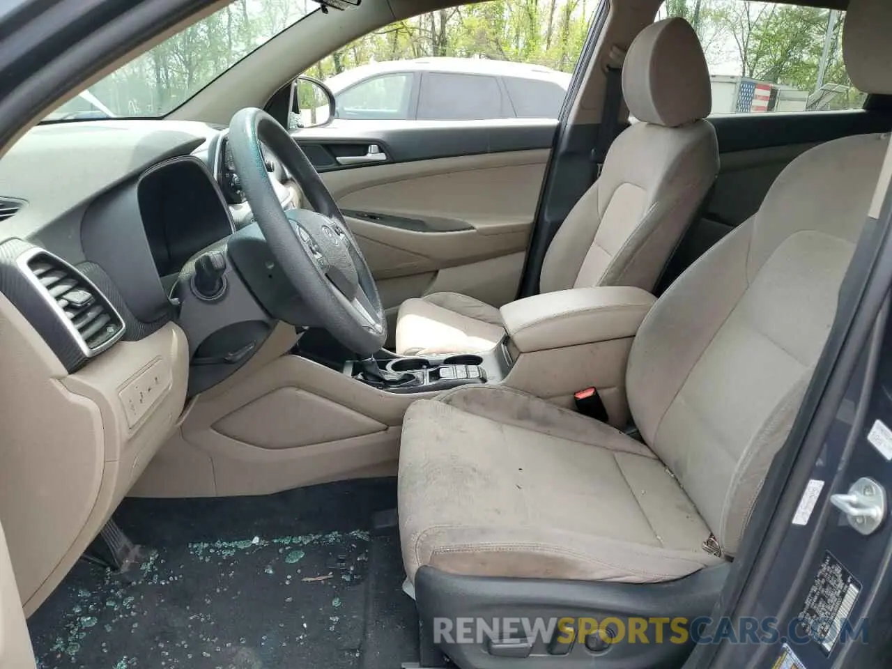 7 Photograph of a damaged car KM8J33A45LU089507 HYUNDAI TUCSON 2020