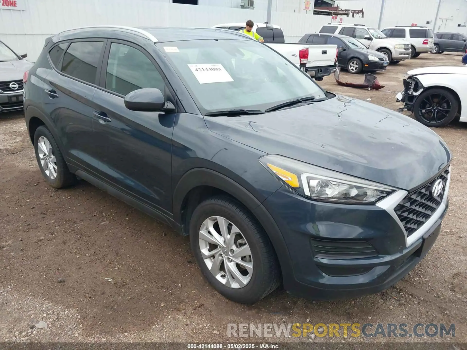 1 Photograph of a damaged car KM8J33A46LU129707 HYUNDAI TUCSON 2020