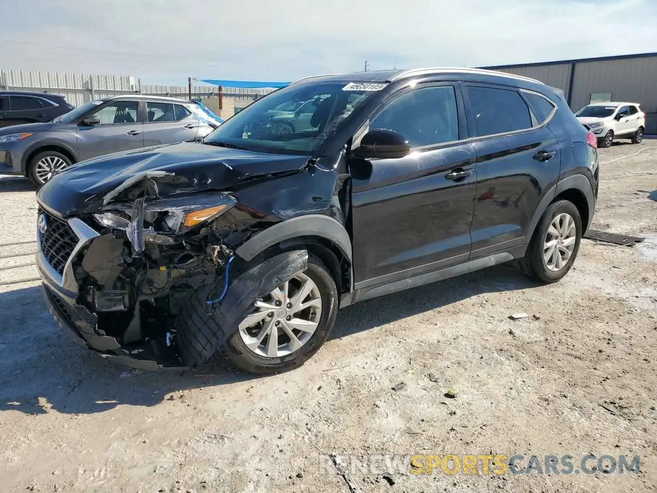 1 Photograph of a damaged car KM8J33A46LU186778 HYUNDAI TUCSON 2020