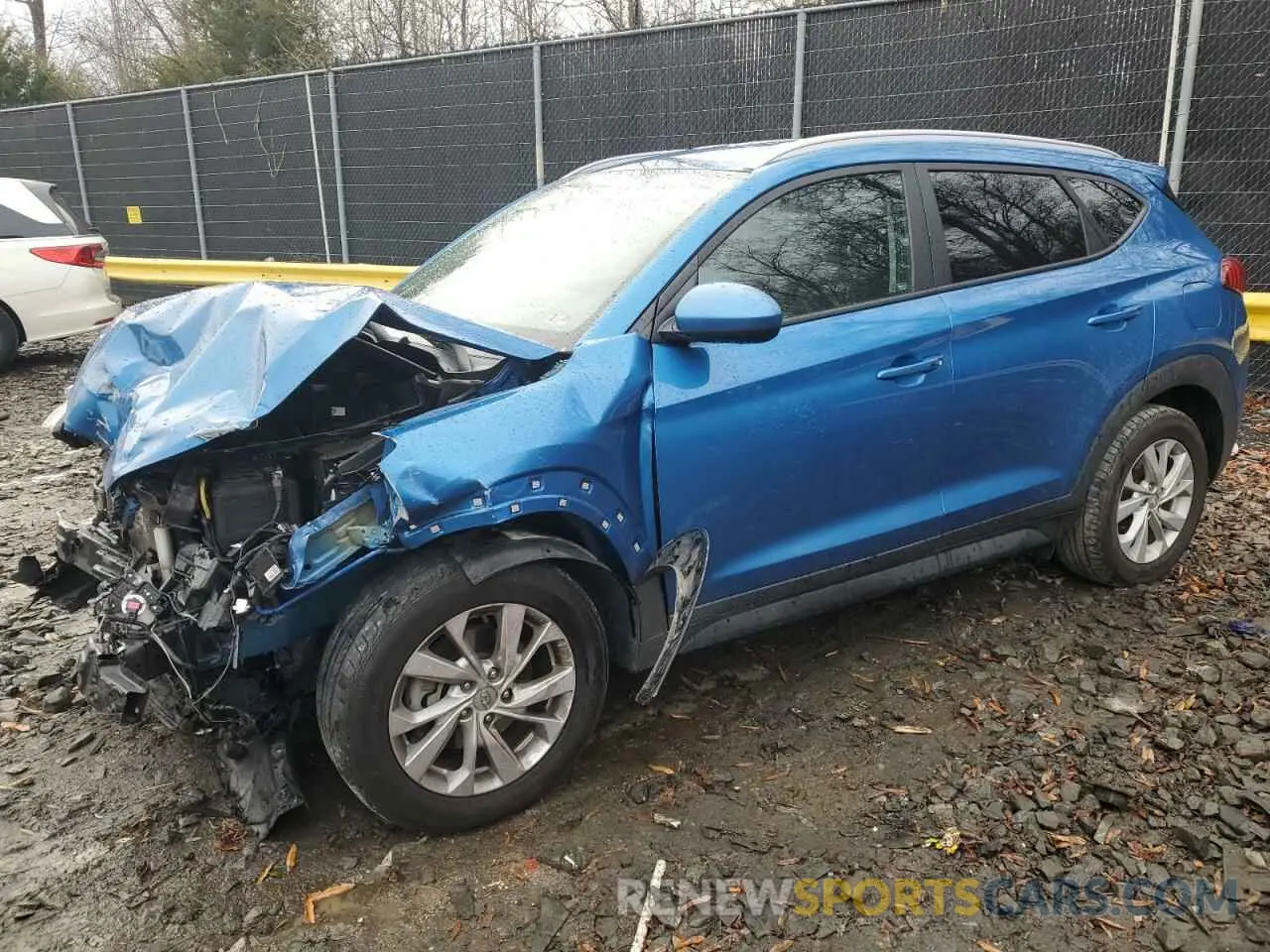1 Photograph of a damaged car KM8J33A47LU193058 HYUNDAI TUCSON 2020