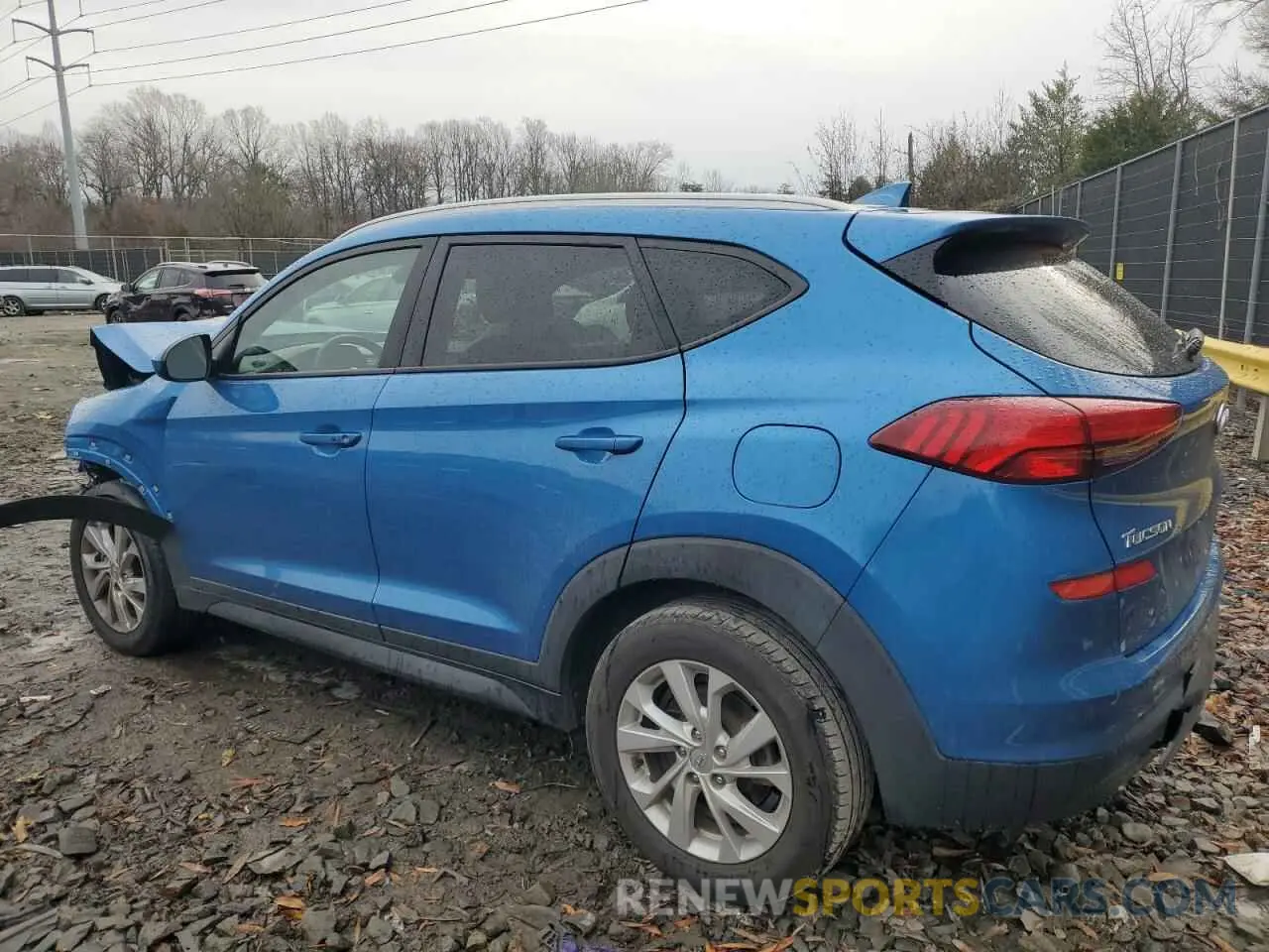 2 Photograph of a damaged car KM8J33A47LU193058 HYUNDAI TUCSON 2020