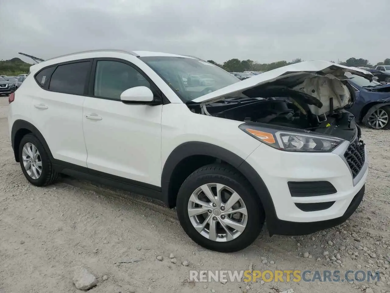 4 Photograph of a damaged car KM8J33A47LU272312 HYUNDAI TUCSON 2020