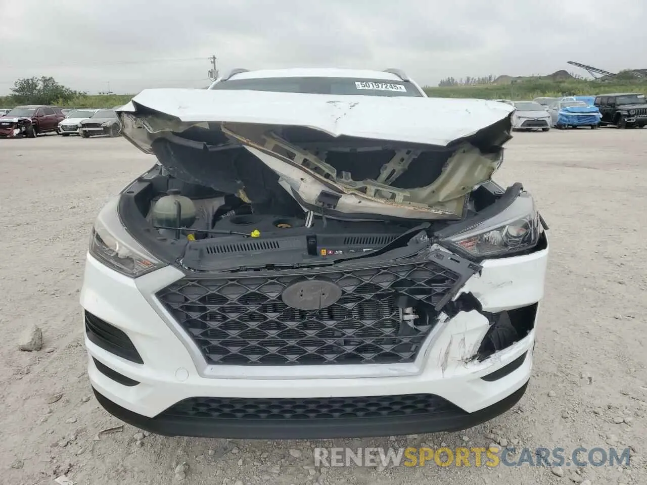 5 Photograph of a damaged car KM8J33A47LU272312 HYUNDAI TUCSON 2020