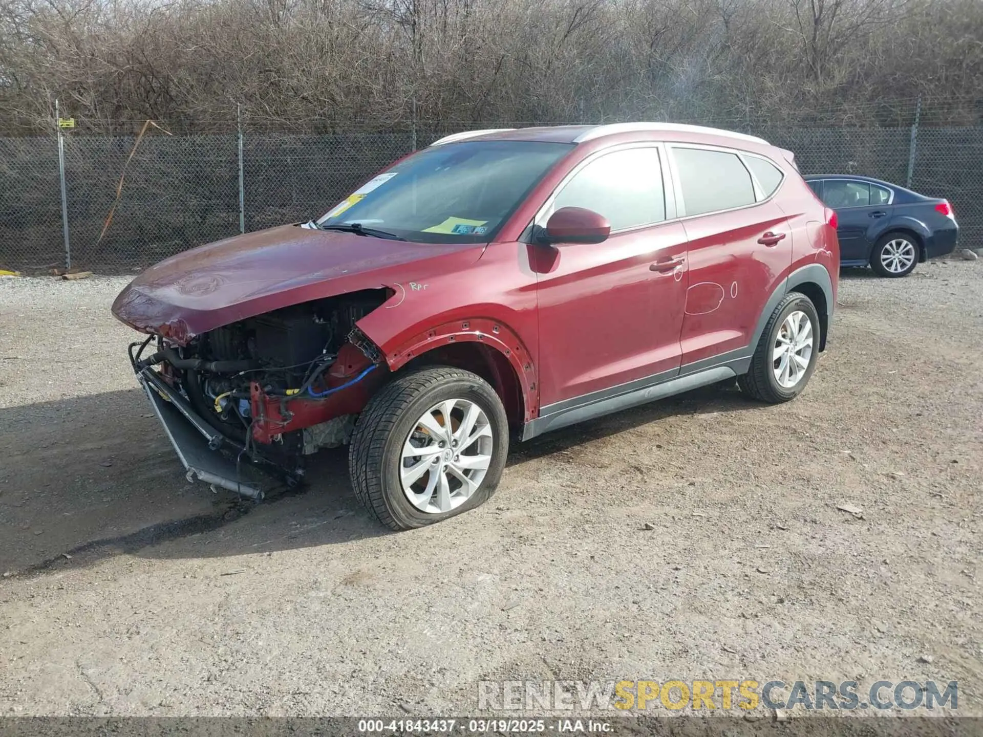 2 Photograph of a damaged car KM8J33A48LU097116 HYUNDAI TUCSON 2020