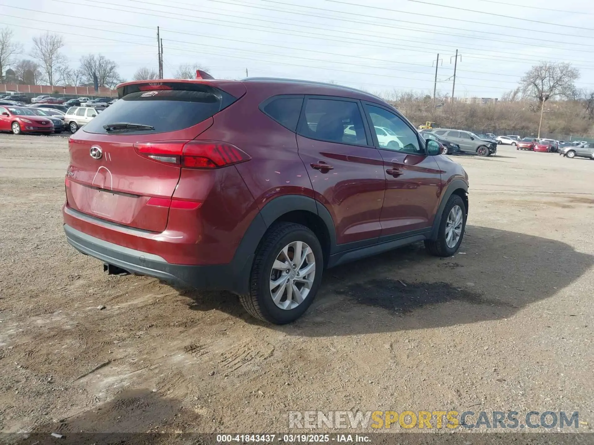 4 Photograph of a damaged car KM8J33A48LU097116 HYUNDAI TUCSON 2020