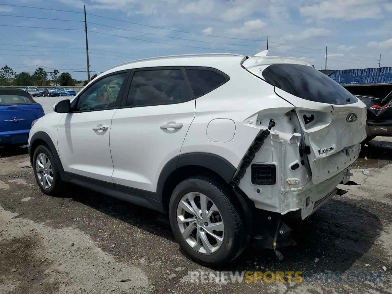 2 Photograph of a damaged car KM8J33A48LU102248 HYUNDAI TUCSON 2020
