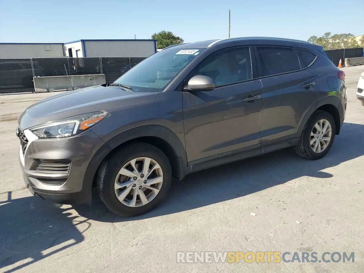 1 Photograph of a damaged car KM8J33A48LU123701 HYUNDAI TUCSON 2020