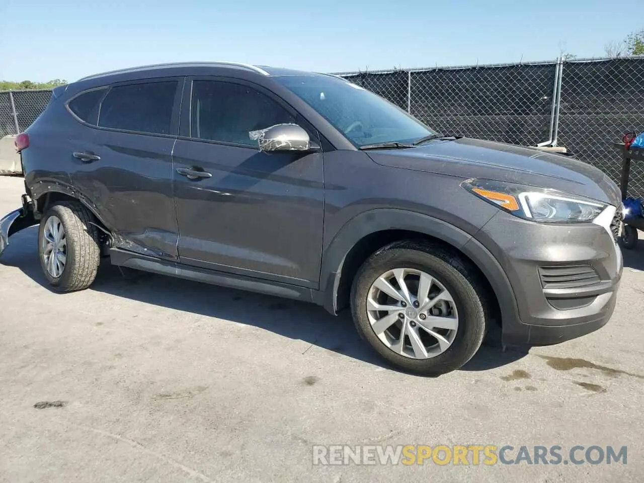 4 Photograph of a damaged car KM8J33A48LU123701 HYUNDAI TUCSON 2020