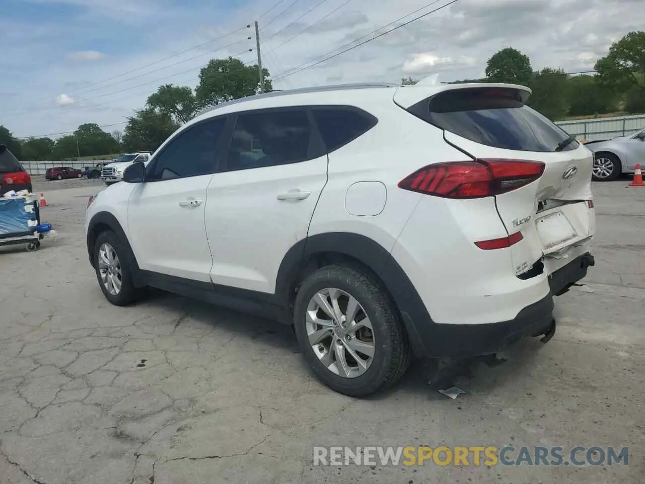 2 Photograph of a damaged car KM8J33A48LU134682 HYUNDAI TUCSON 2020