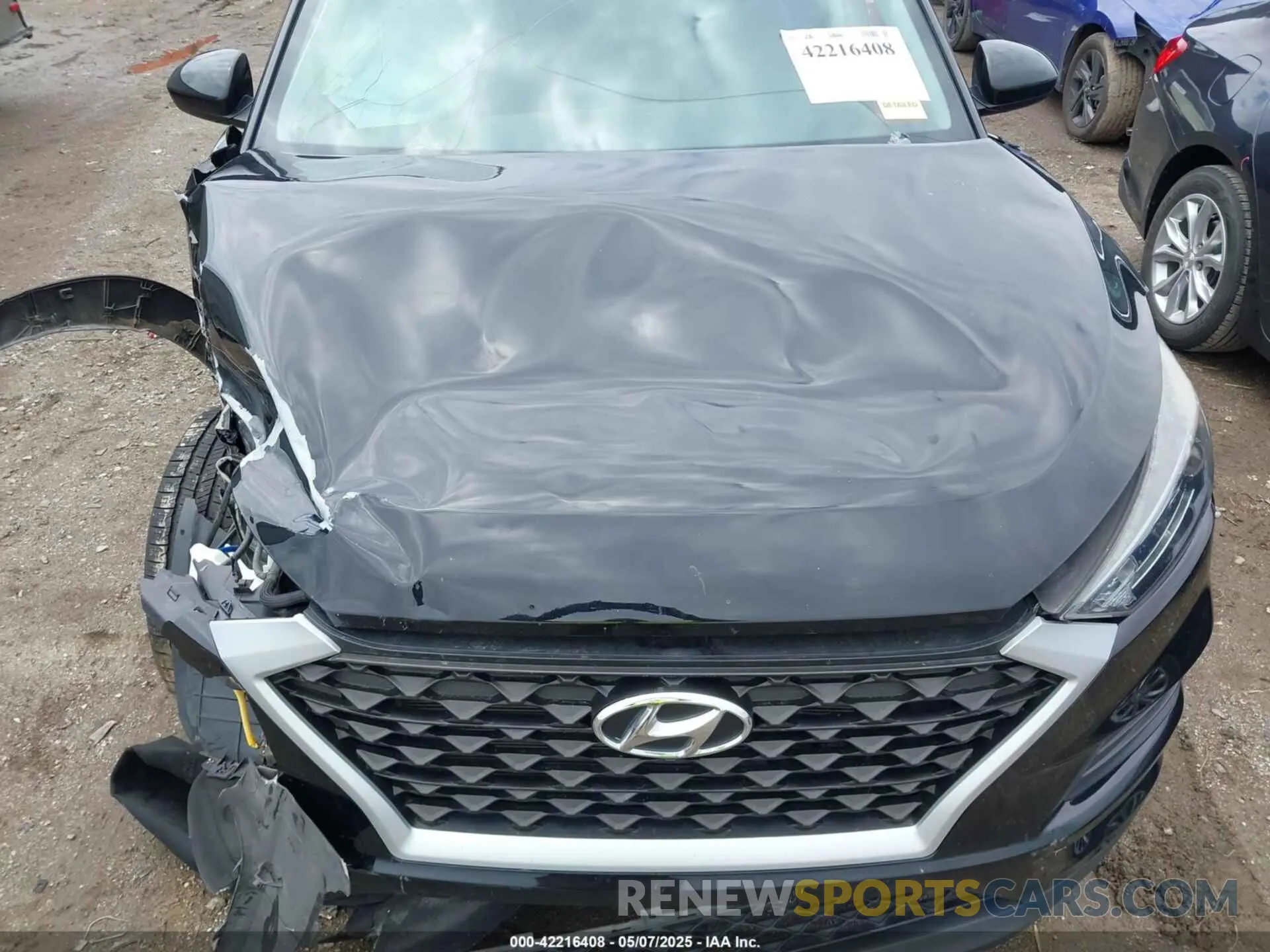 10 Photograph of a damaged car KM8J33A48LU137047 HYUNDAI TUCSON 2020