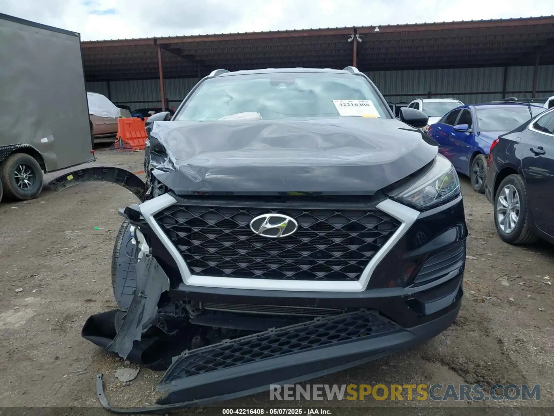 13 Photograph of a damaged car KM8J33A48LU137047 HYUNDAI TUCSON 2020