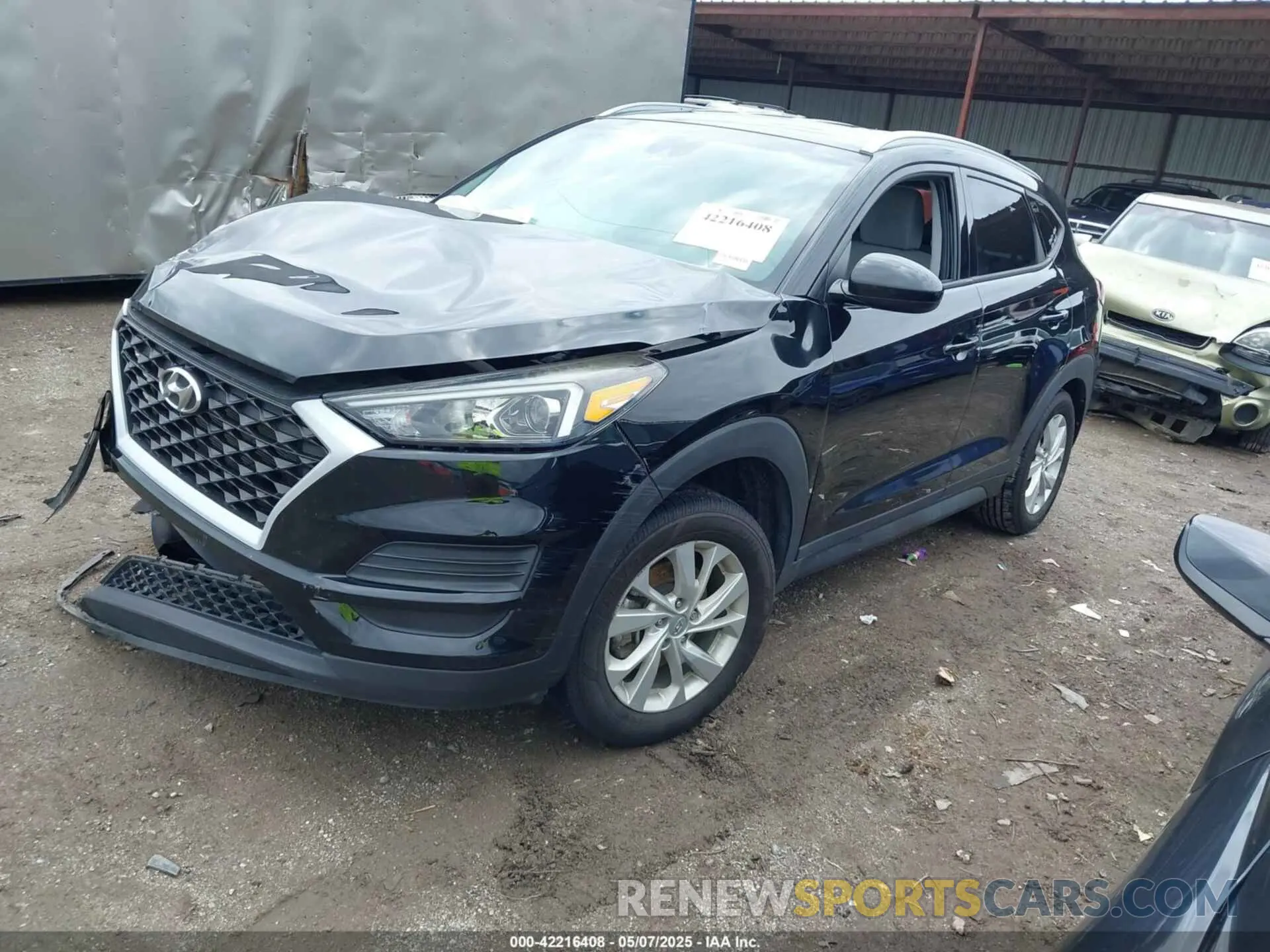 2 Photograph of a damaged car KM8J33A48LU137047 HYUNDAI TUCSON 2020