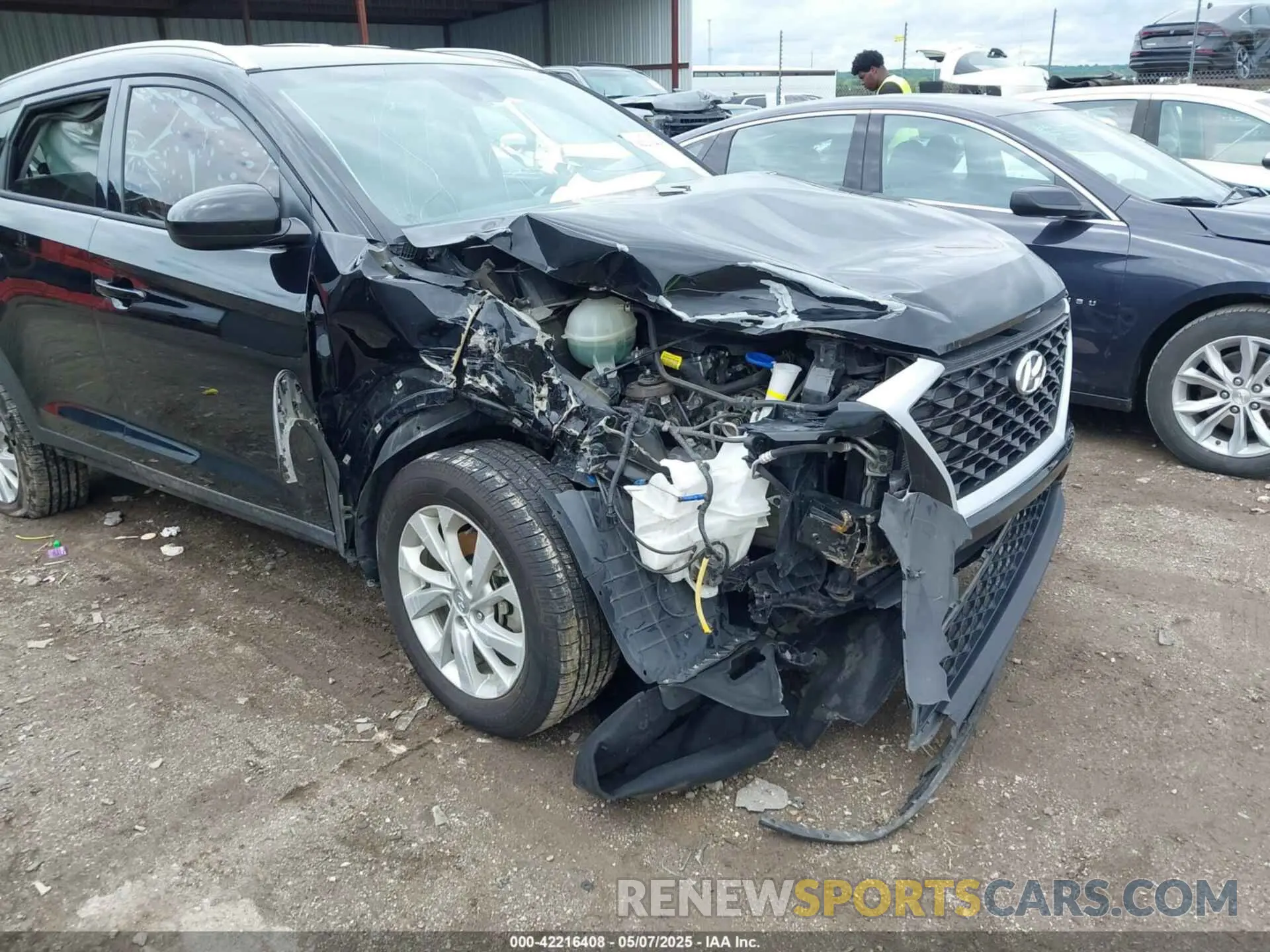 6 Photograph of a damaged car KM8J33A48LU137047 HYUNDAI TUCSON 2020