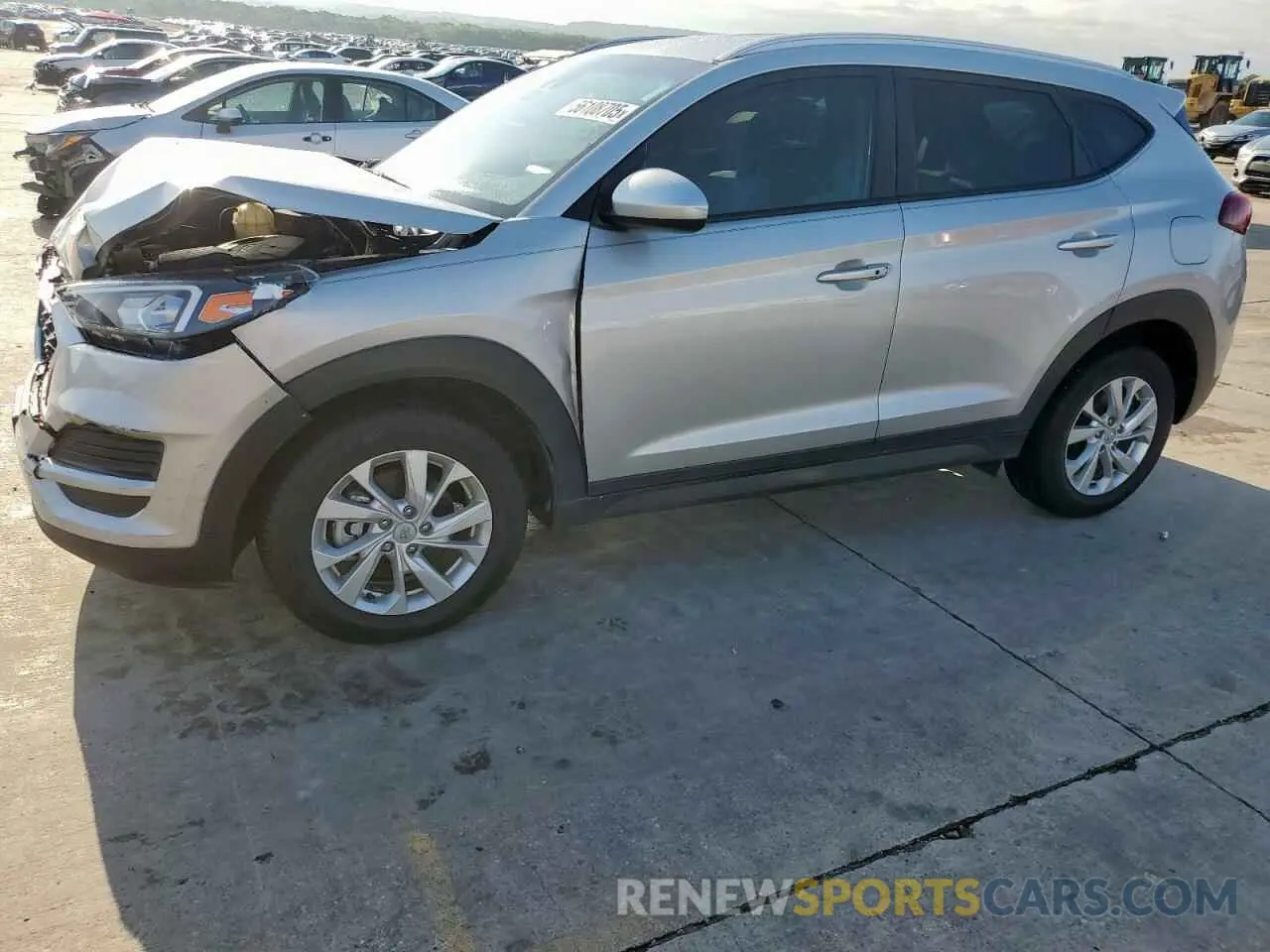 1 Photograph of a damaged car KM8J33A49LU142337 HYUNDAI TUCSON 2020