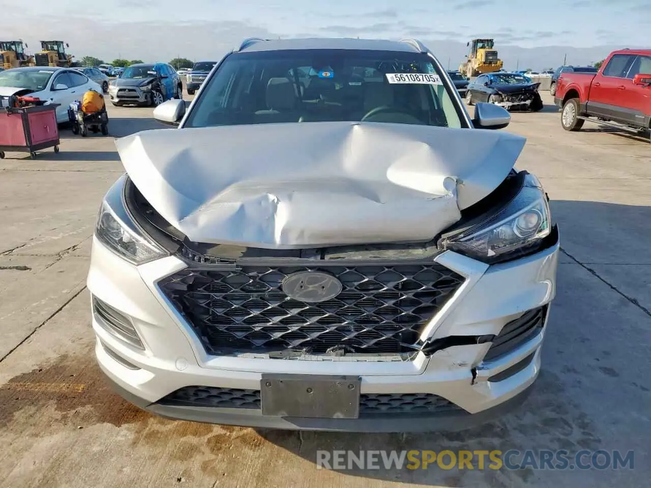 5 Photograph of a damaged car KM8J33A49LU142337 HYUNDAI TUCSON 2020