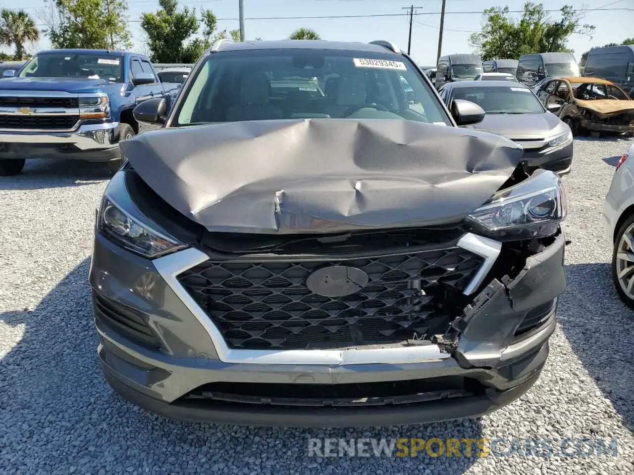 5 Photograph of a damaged car KM8J33A49LU165441 HYUNDAI TUCSON 2020