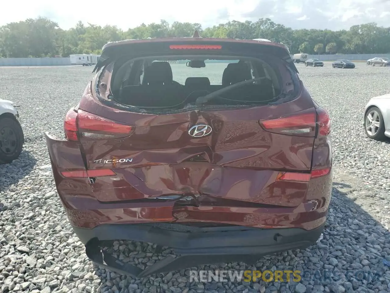 6 Photograph of a damaged car KM8J33A49LU192929 HYUNDAI TUCSON 2020