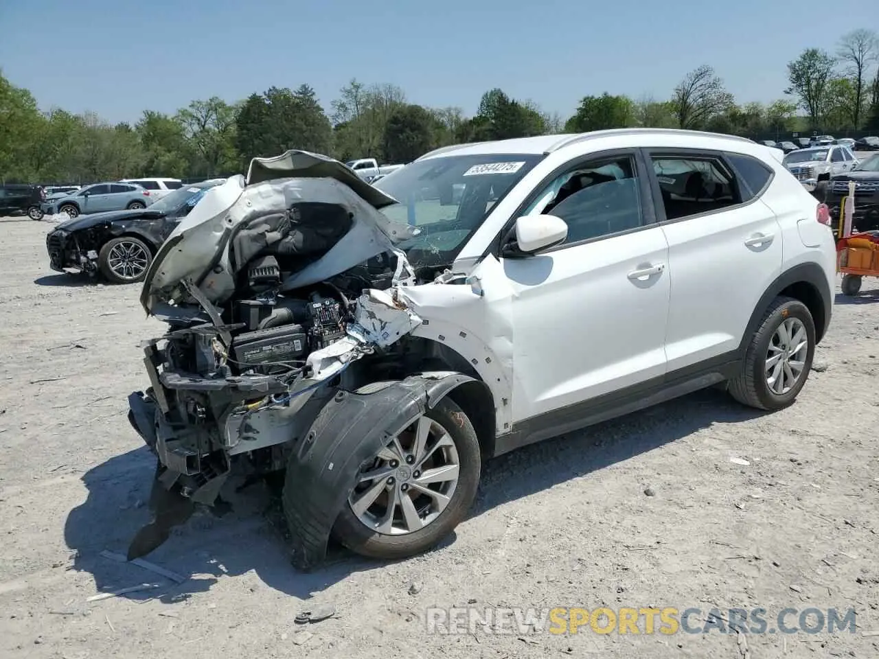 1 Photograph of a damaged car KM8J33A4XLU094346 HYUNDAI TUCSON 2020