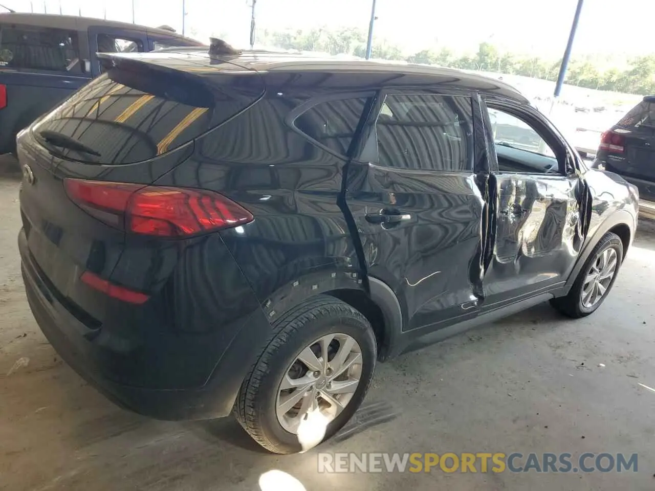 3 Photograph of a damaged car KM8J33A4XLU141844 HYUNDAI TUCSON 2020