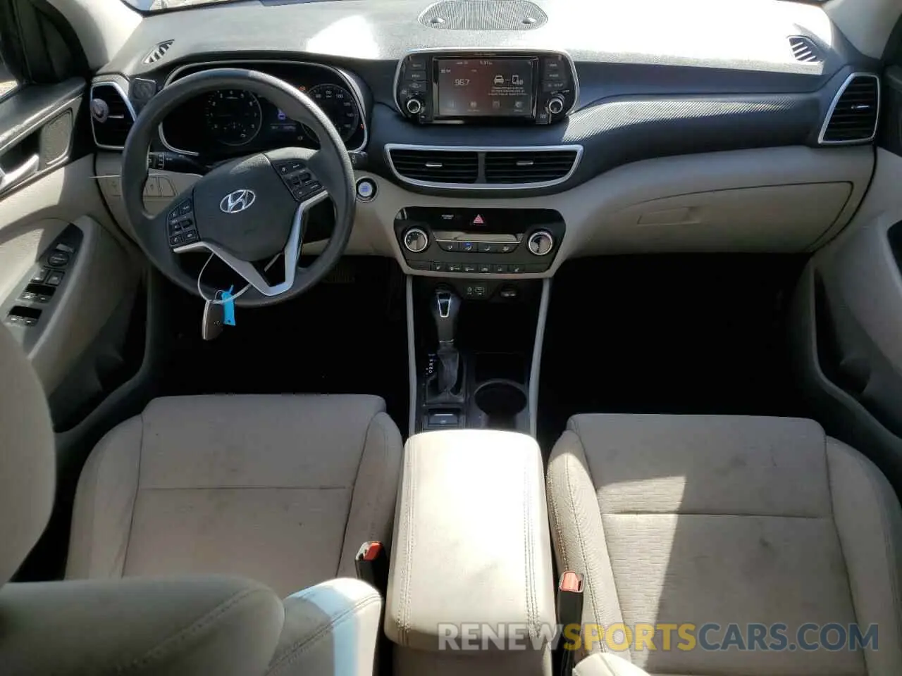 8 Photograph of a damaged car KM8J33A4XLU233956 HYUNDAI TUCSON 2020
