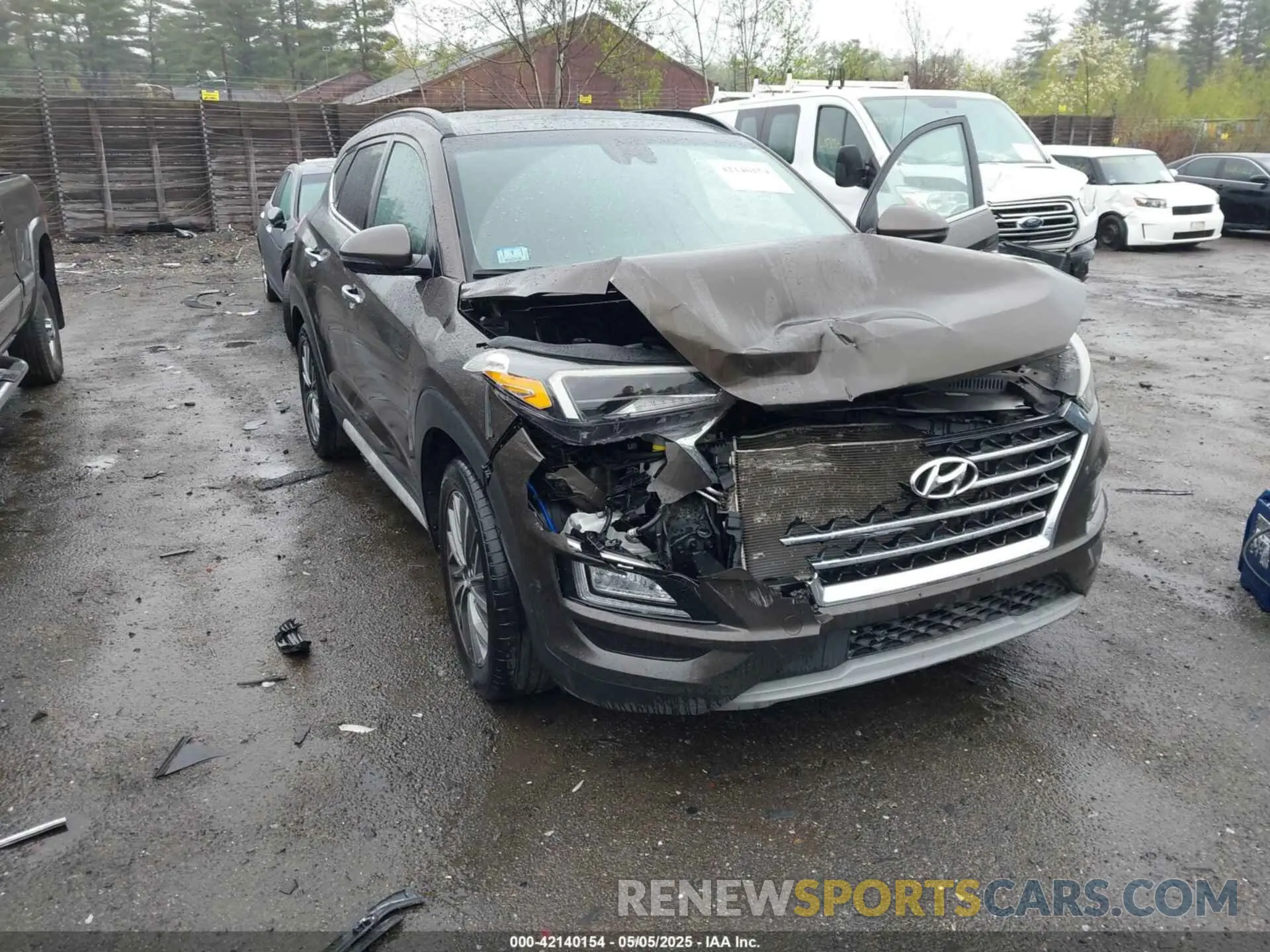 1 Photograph of a damaged car KM8J33AL0LU158207 HYUNDAI TUCSON 2020