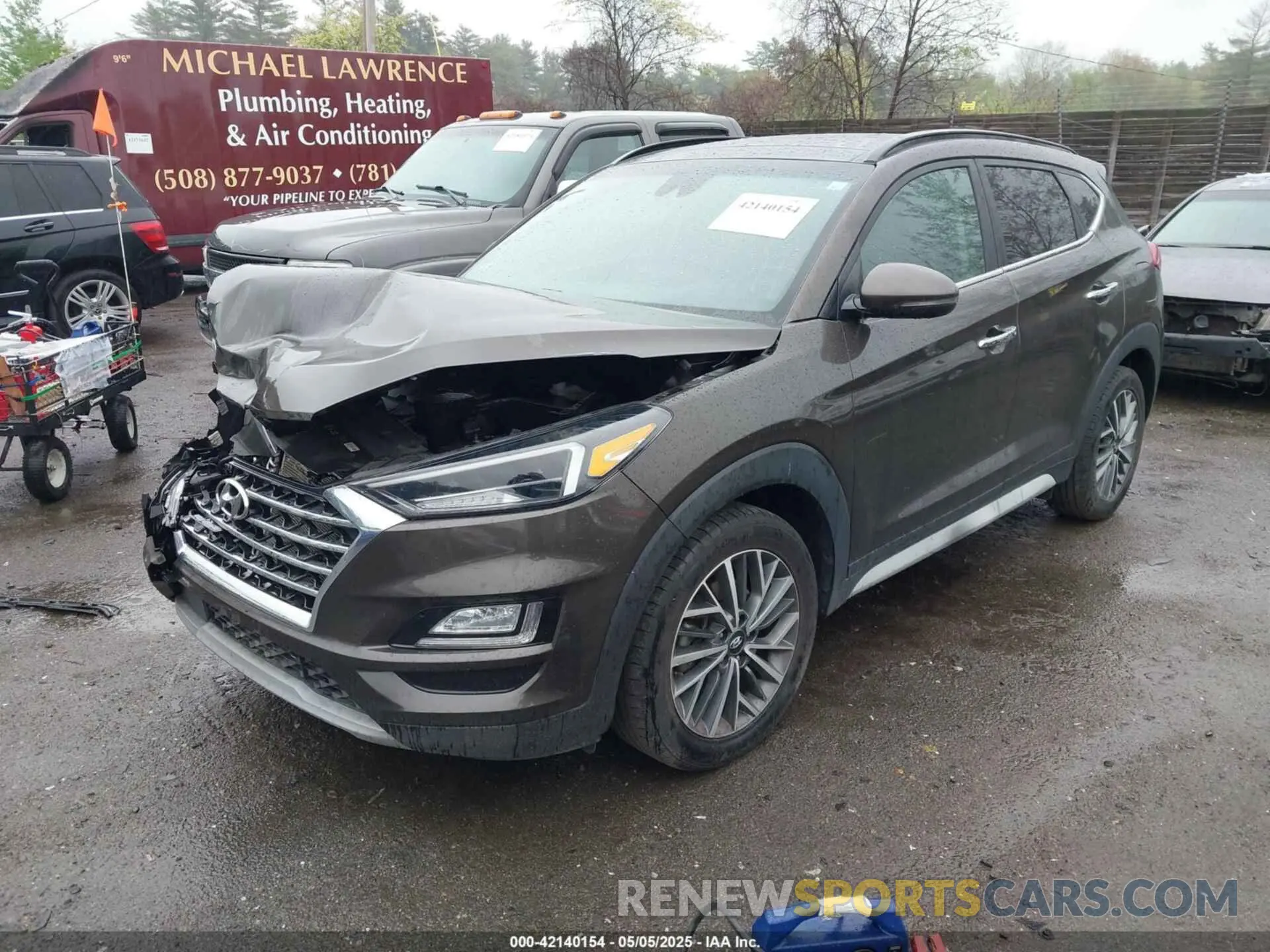 2 Photograph of a damaged car KM8J33AL0LU158207 HYUNDAI TUCSON 2020
