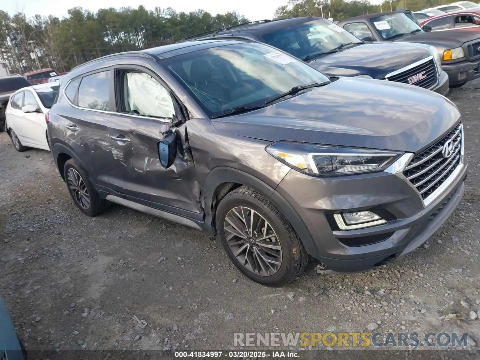 1 Photograph of a damaged car KM8J33AL0LU278900 HYUNDAI TUCSON 2020