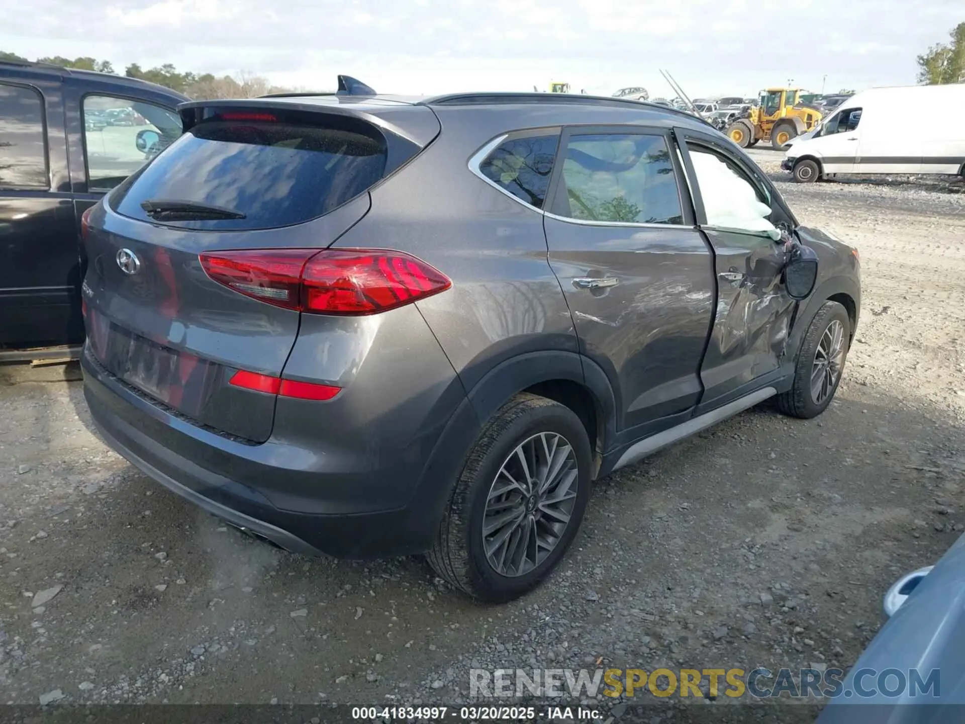 4 Photograph of a damaged car KM8J33AL0LU278900 HYUNDAI TUCSON 2020