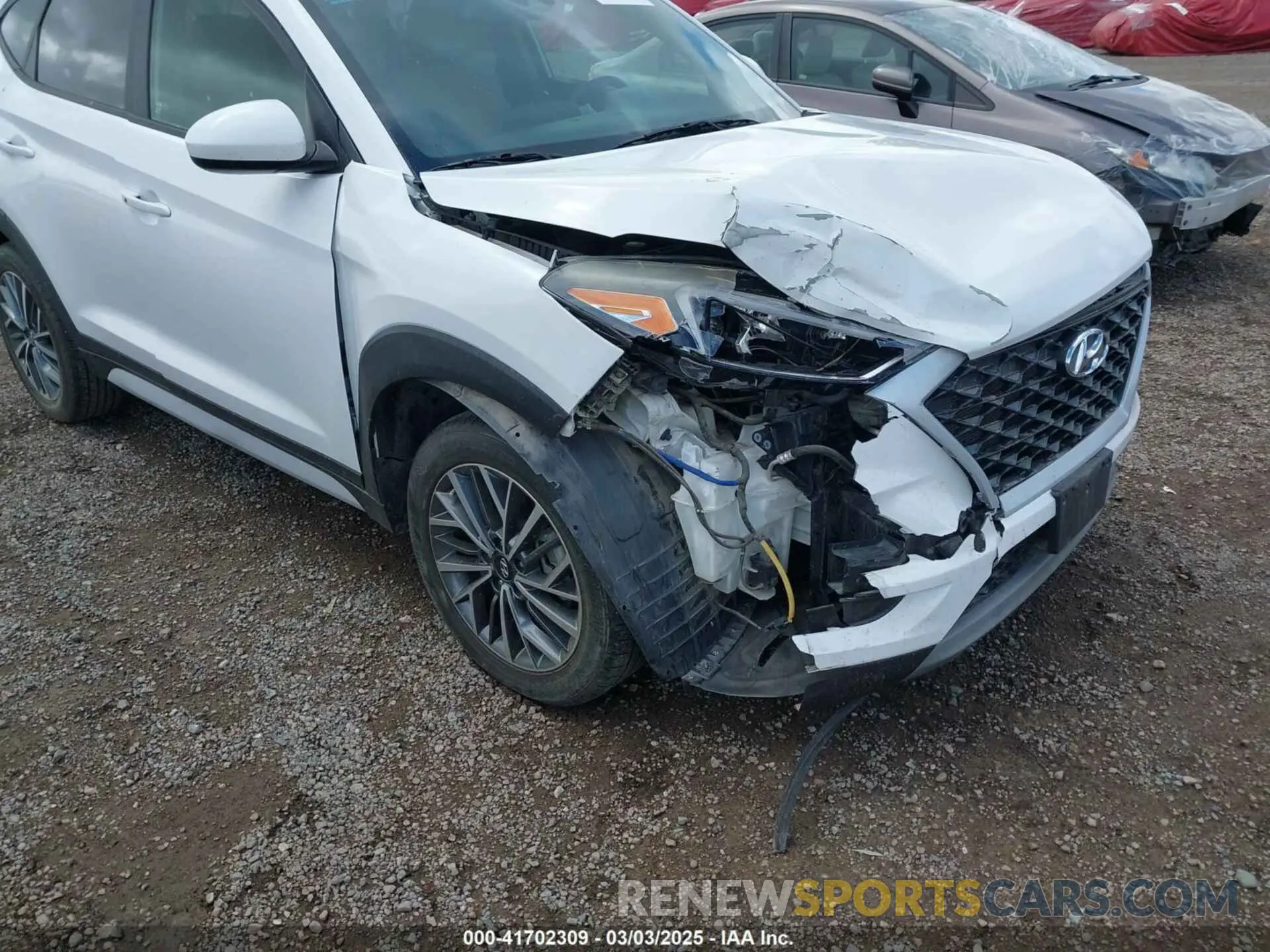 6 Photograph of a damaged car KM8J33AL2LU106402 HYUNDAI TUCSON 2020