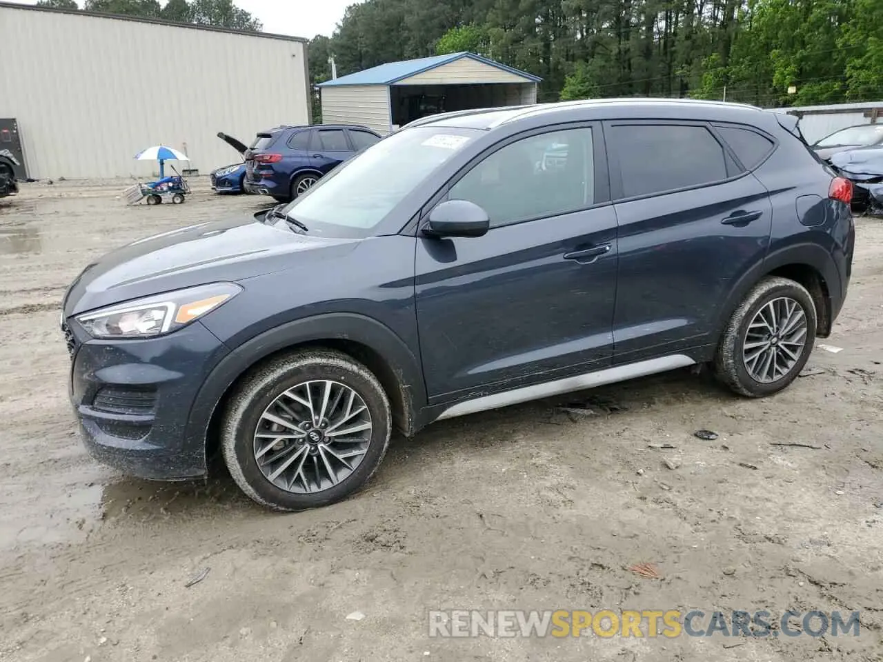 1 Photograph of a damaged car KM8J33AL2LU131025 HYUNDAI TUCSON 2020