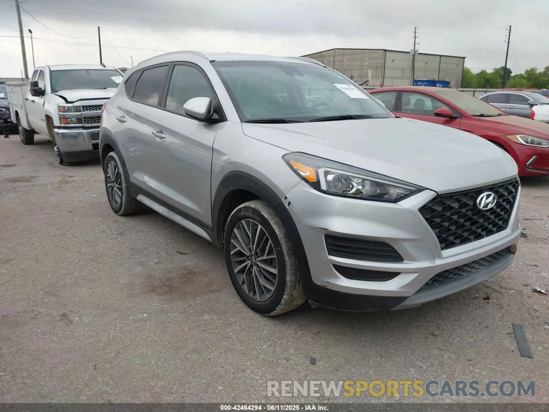 1 Photograph of a damaged car KM8J33AL2LU157527 HYUNDAI TUCSON 2020