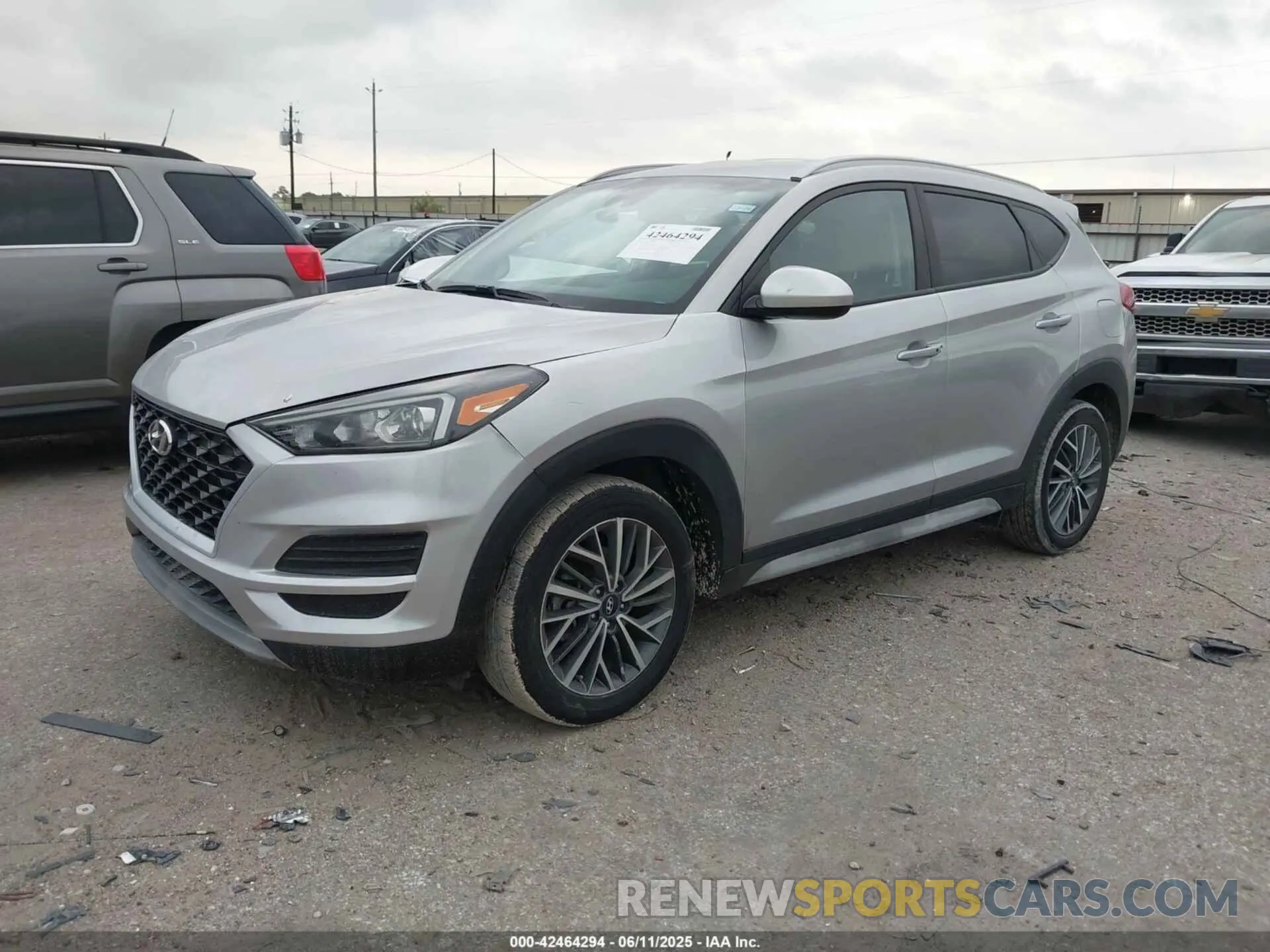 2 Photograph of a damaged car KM8J33AL2LU157527 HYUNDAI TUCSON 2020