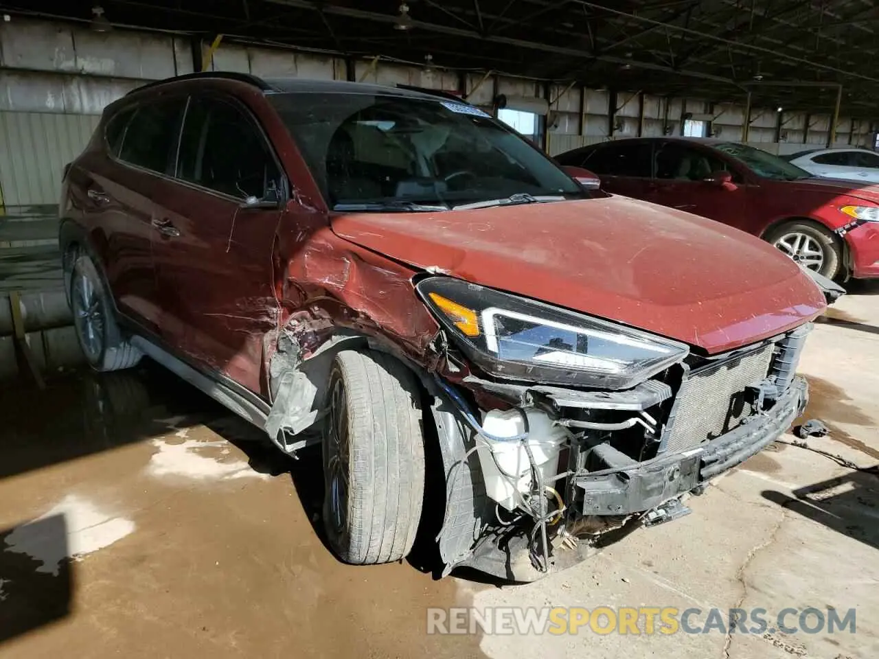 4 Photograph of a damaged car KM8J33AL3LU174482 HYUNDAI TUCSON 2020