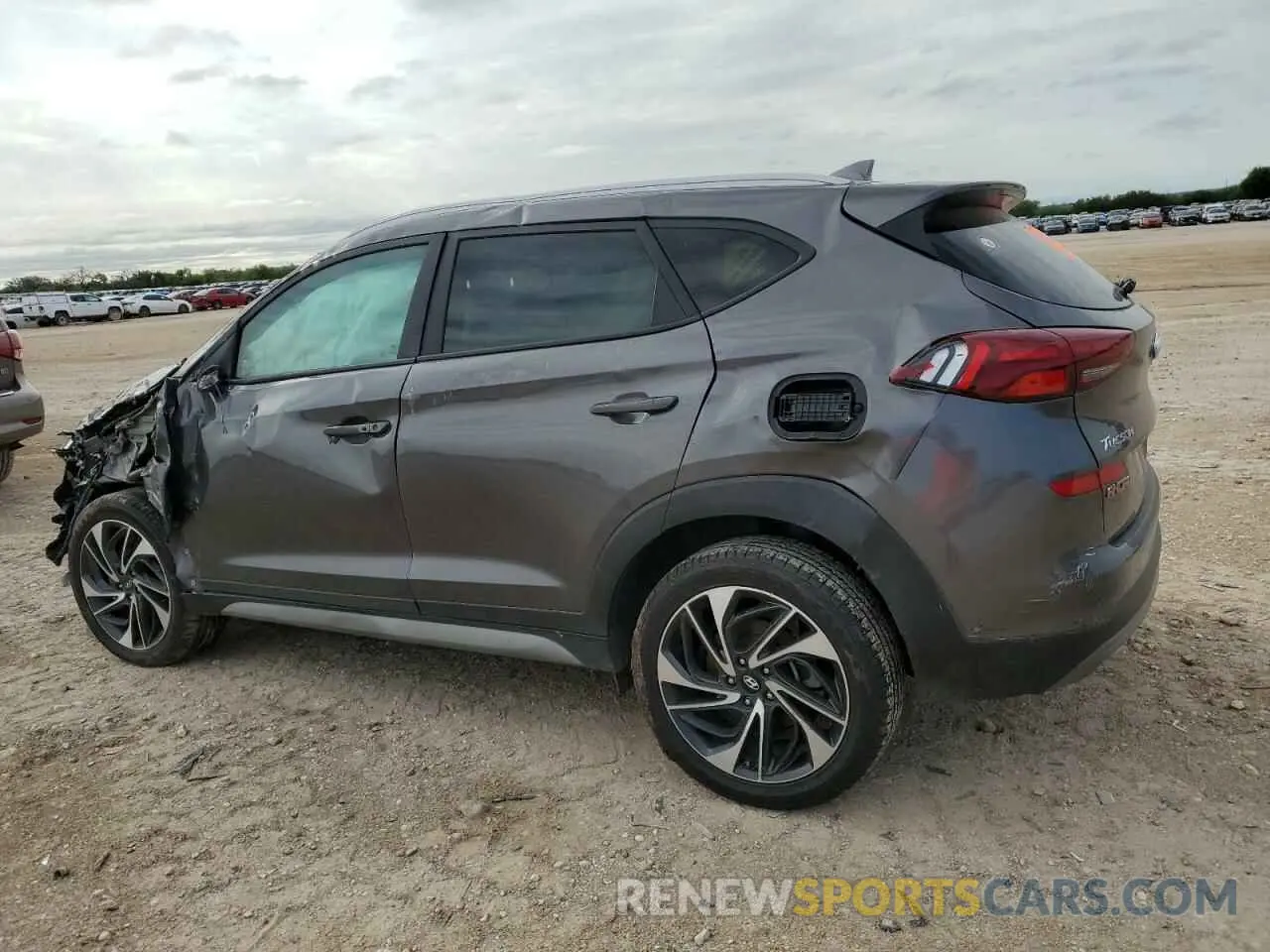2 Photograph of a damaged car KM8J33AL3LU184350 HYUNDAI TUCSON 2020