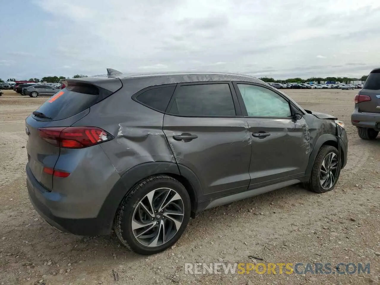 3 Photograph of a damaged car KM8J33AL3LU184350 HYUNDAI TUCSON 2020