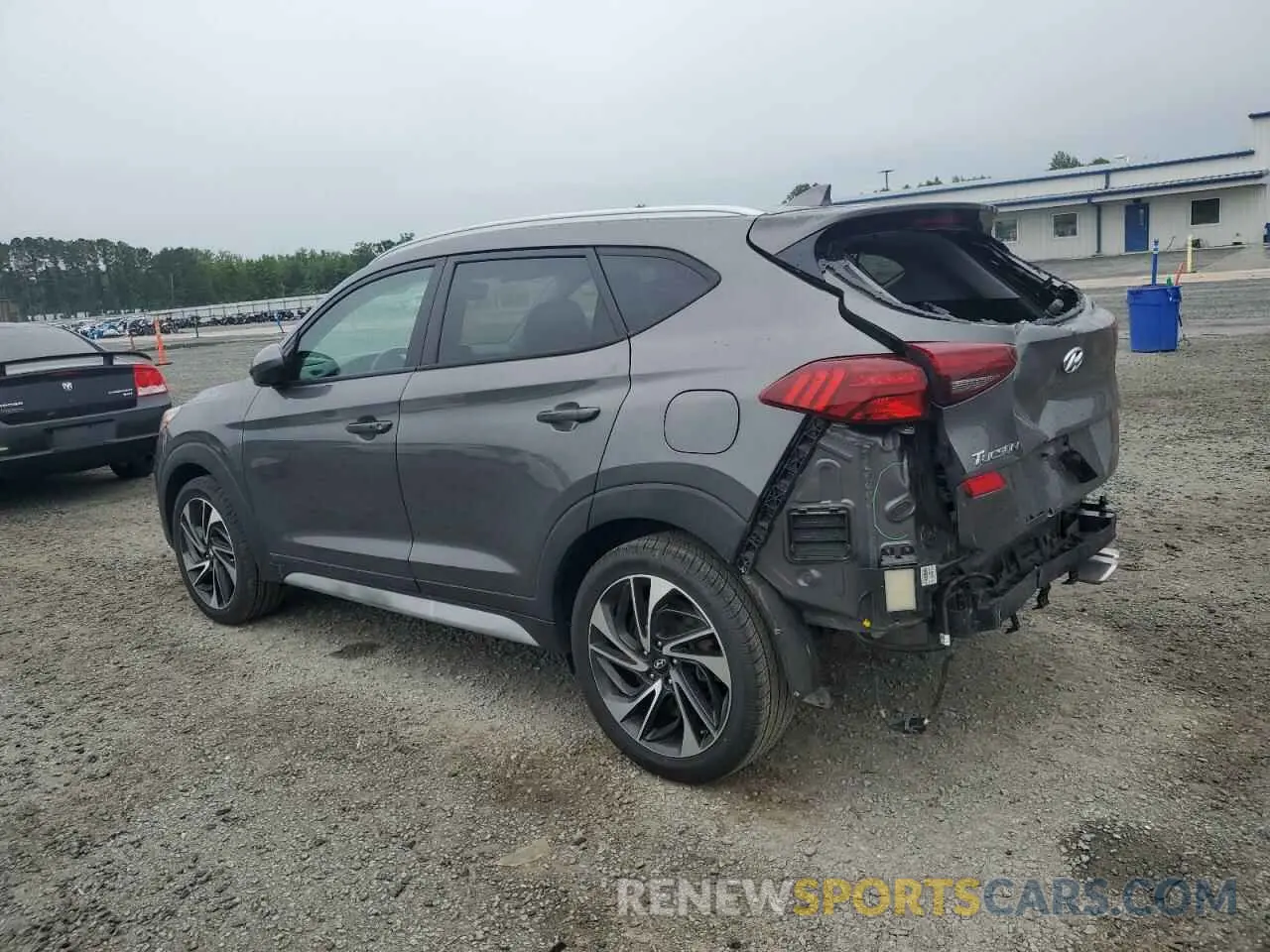 2 Photograph of a damaged car KM8J33AL3LU270497 HYUNDAI TUCSON 2020