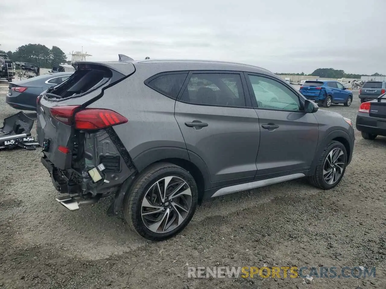 3 Photograph of a damaged car KM8J33AL3LU270497 HYUNDAI TUCSON 2020