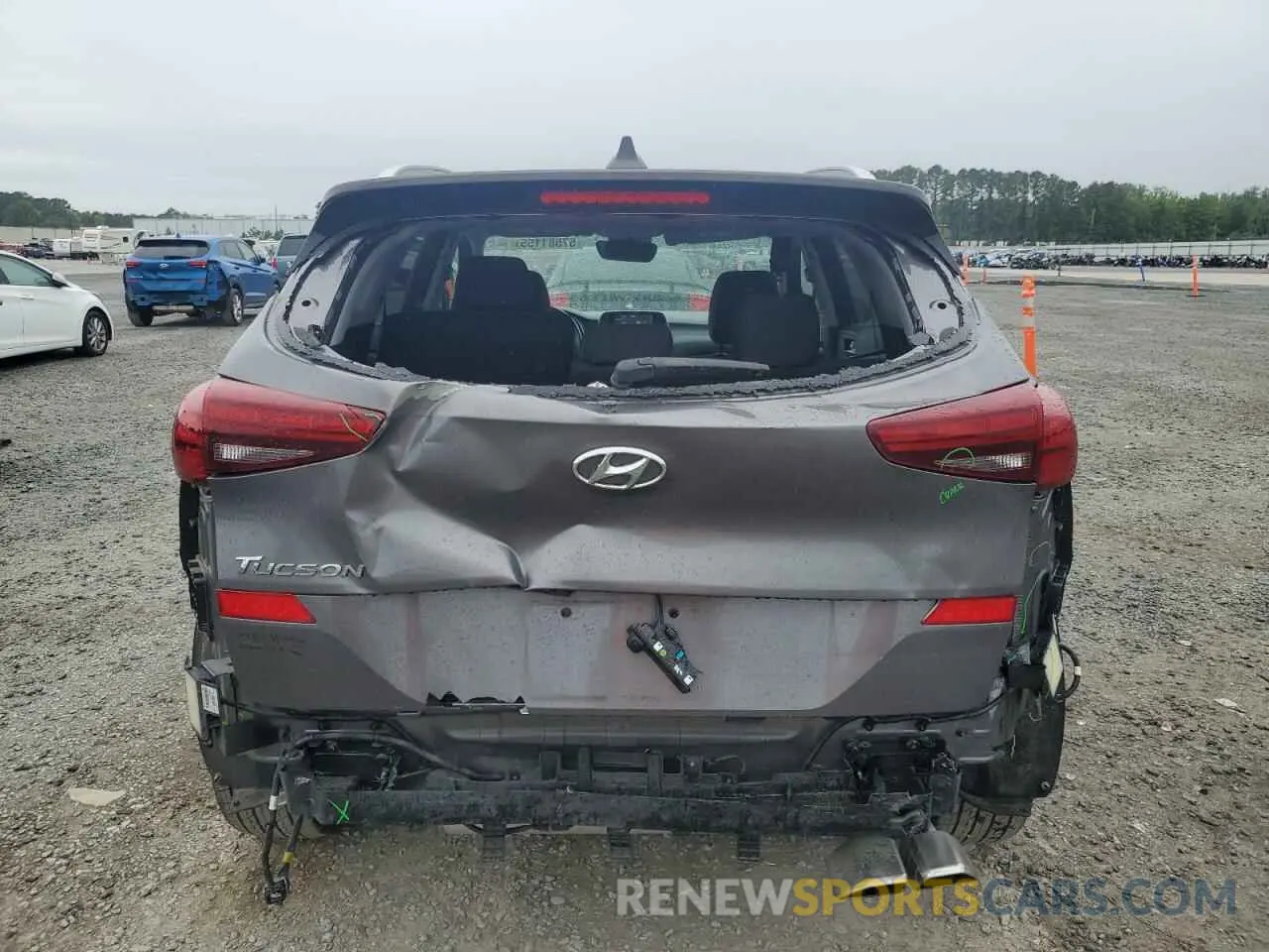 6 Photograph of a damaged car KM8J33AL3LU270497 HYUNDAI TUCSON 2020