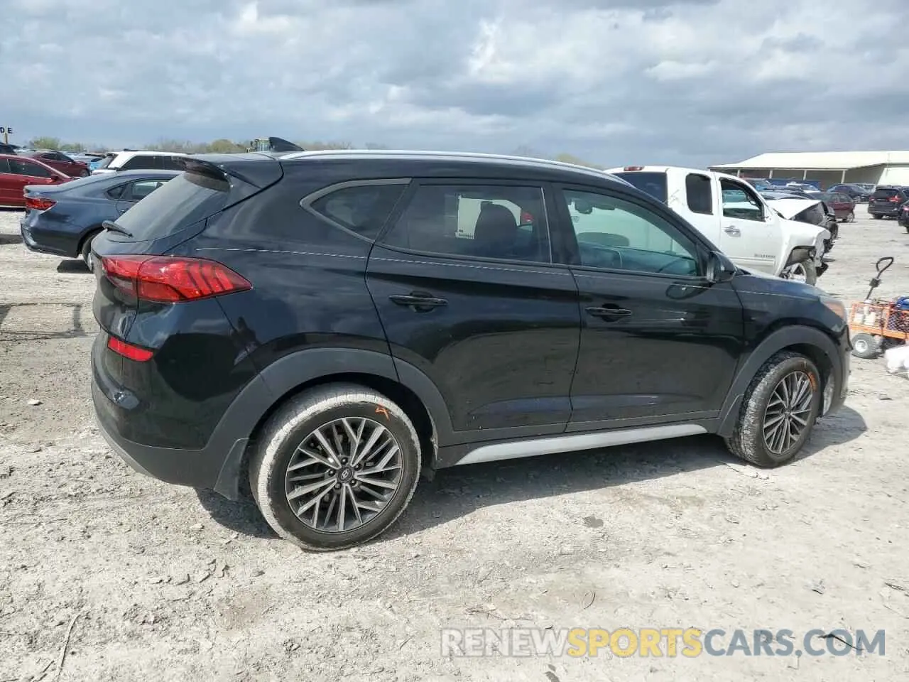 3 Photograph of a damaged car KM8J33AL4LU131771 HYUNDAI TUCSON 2020