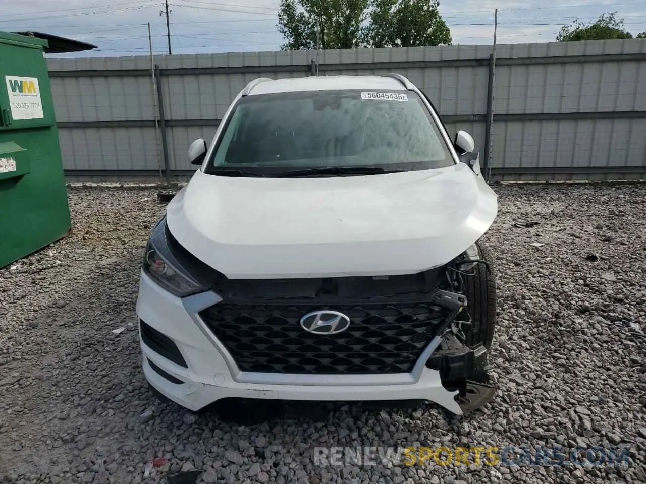5 Photograph of a damaged car KM8J33AL4LU147792 HYUNDAI TUCSON 2020